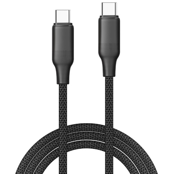 Фото - Кабель Colorway Type-C - Type-C (TPE embossed) (PD Fast Charging 60W) 3А 1м Black (CW-CBPDCC101-BK)